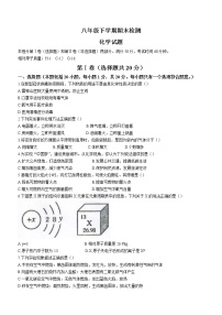 山东省泰安市新泰市（五四制）2020-2021学年八年级下学期期末化学试题（word版 含答案）