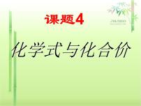 化学九年级上册课题4 化学式与化合价课文内容课件ppt