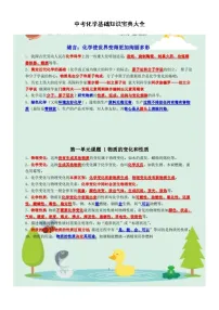 中考化学基础知识宝典大全 学案