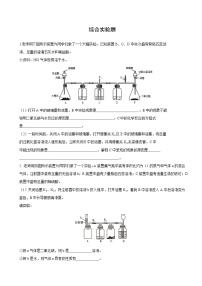 中考化学--综合实验题专练