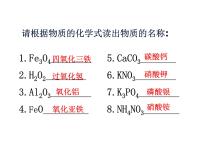 人教版九年级上册课题4 化学式与化合价一等奖课件ppt