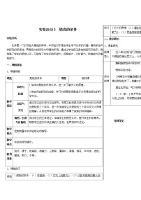 2021学年实验活动 3 燃烧的条件学案设计