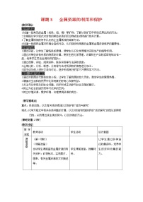 初中化学人教版九年级下册课题 3 金属资源的利用和保护导学案