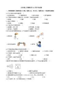 2020-2021年江苏省扬州市九年级上学期化学12月月考试卷