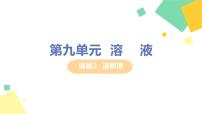 初中化学人教版九年级下册课题2 溶解度课前预习课件ppt