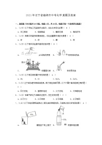 2021年辽宁省盘锦市中考化学真题及答案