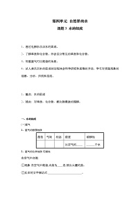 初中化学人教版九年级上册第四单元 自然界的水课题3 水的组成导学案及答案