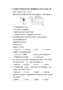 化学鲁教版第二节 体验化学探究测试题