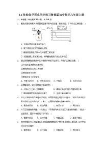 化学鲁教版第二节 体验化学探究测试题