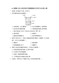 鲁教版九年级上册第一节 燃烧与灭火精练