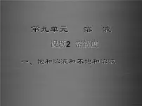2020-2021学年课题2 溶解度课前预习课件ppt