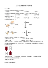 2021年河南省濮阳市九年级上学期化学期中考试试卷