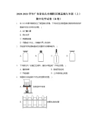 2020-2021学年广东省汕头市潮阳区铜盂镇九年级（上）期中化学试卷