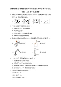 2020-2021学年湖北省黄冈市浠水县兰溪中学英才学校九年级（上）期中化学试卷