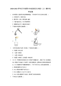 2020-2021学年辽宁省营口市老边区九年级（上）期中化学试卷