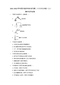 2021-2022学年四川省泸州市龙马潭二十八中九年级（上）期中化学试卷