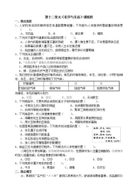 初中化学人教版九年级下册第十二单元 化学与生活综合与测试单元测试巩固练习