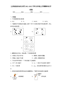 江西省抚州市东乡区2021-2022学年九年级上学期期中化学试题（word版 含答案）