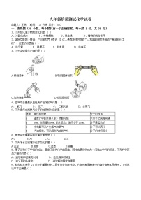 甘肃省金昌市金川区2021-2022学年九年级上学期期中化学试题（word版 含答案）