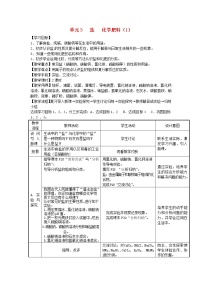 仁爱湘教版九年级下册单元3 盐 化学肥料教案设计