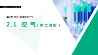 初中化学课题1 空气课前预习ppt课件