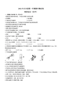 湖南省娄底市双峰县2021-2022学年九年级上学期期中化学试题(word版 含答案)