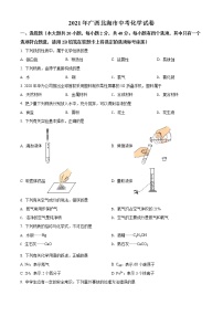 2021年广西北海市中考化学试题（原卷+解析）