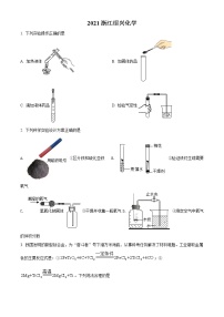 2021年浙江省绍兴市中考化学试题（原卷+解析）