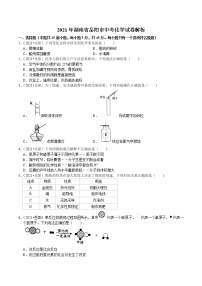 2021年湖南省岳阳市中考化学真题(解析版)