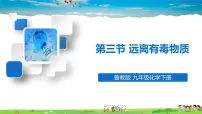 鲁教版九年级下册第三节 远离有毒物质课文配套课件ppt