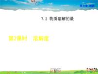 物质溶解的量PPT课件免费下载