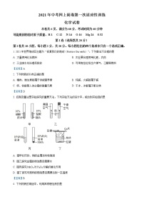 2021年江苏省南通市通州区中考一模化学试题