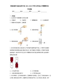 河南省驻马店市西平县2021-2022学年九年级上学期期中化学试题（word版 含答案）