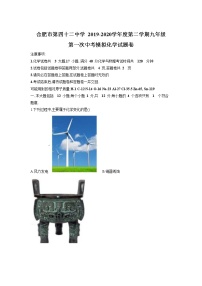 2020年安徽省合肥市第二十四中学中考一模化学试题