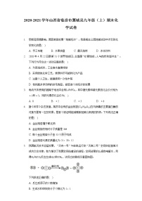 2020-2021学年山西省临汾市翼城县九年级（上）期末化学试卷