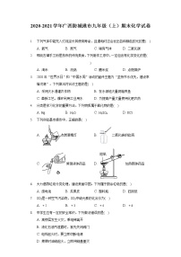 2020-2021学年广西防城港市九年级（上）期末化学试卷