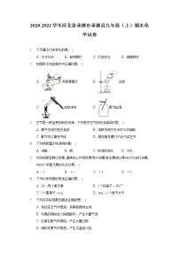 2020-2021学年河北省承德市承德县九年级（上）期末化学试卷