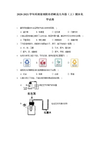 2020-2021学年河南省南阳市西峡县九年级（上）期末化学试卷