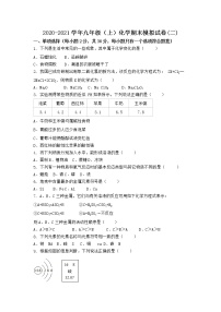 河南省信阳市罗山县2021-2022学年九年级上学期期末化学模拟题(二)（word版 含答案）