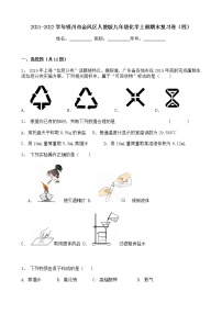 甘肃省银川市金凤区2021-2022学年上学期九年级化学期末复习卷（四）（word版 含答案）