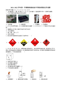 安徽省巢湖市槐林镇初级中学2021_2022学年九年级上学期期末化学模拟试题（word版 含答案）