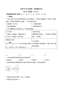 精品解析：2020年山东省枣庄市台儿庄区中考一模化学试题（解析版+原卷版）