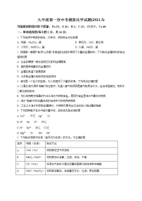 精品解析：2021年山东省枣庄市市中区枣庄十五中中考一模化学试题（解析版+原卷版）