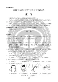 2021年天津市中考化学真题试卷（PDF版，含答案）