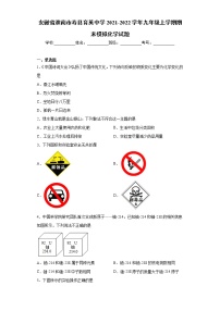 安徽省淮南市寿县育英中学2021-2022学年九年级上学期期末模拟化学试题（word版 含答案）