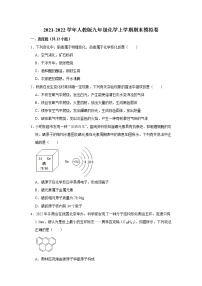 广东省深圳市2021-2022学年九年级上学期期末化学模拟试卷1（word版 含答案）