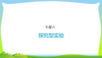 中考化学总复习专题六探究型实验完美课件PPT