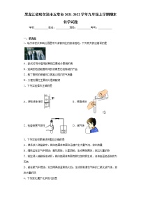 黑龙江省哈尔滨市五常市2021-2022学年九年级上学期期末化学试题（word版 含答案）