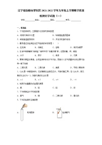 辽宁省抚顺市望花区2021-2022学年九年级上学期教学质量检测化学试题（word版 含答案）