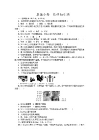 2022年人教版化学中考课堂小测  化学与生活